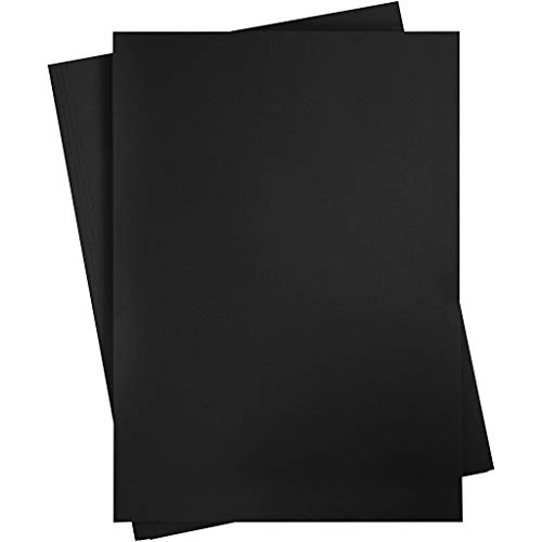 Fantasy Karton 180G A2 42X60Cm Black (Pack 100Sheet)