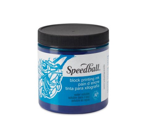 Speedball Block Printing Water Soluble Ink White 1.25 oz.