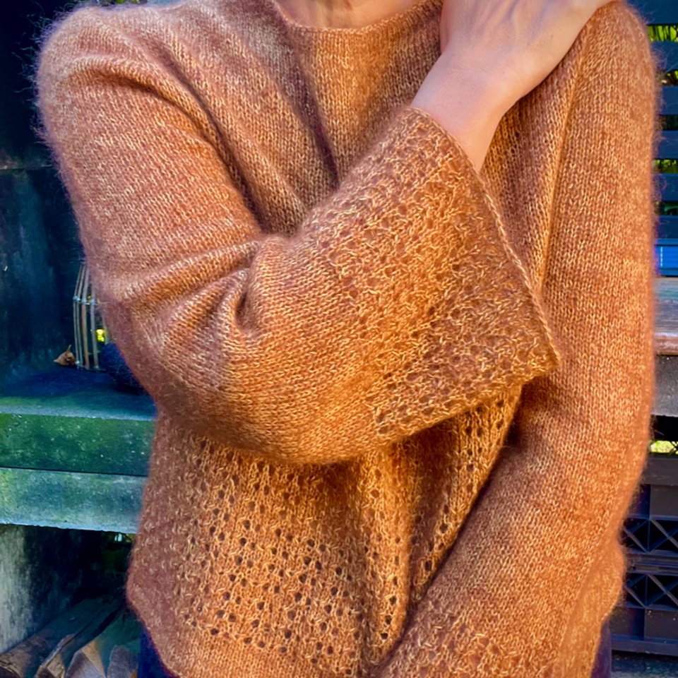 Two Evenings Top knitting pattern ledies summer cotton linen