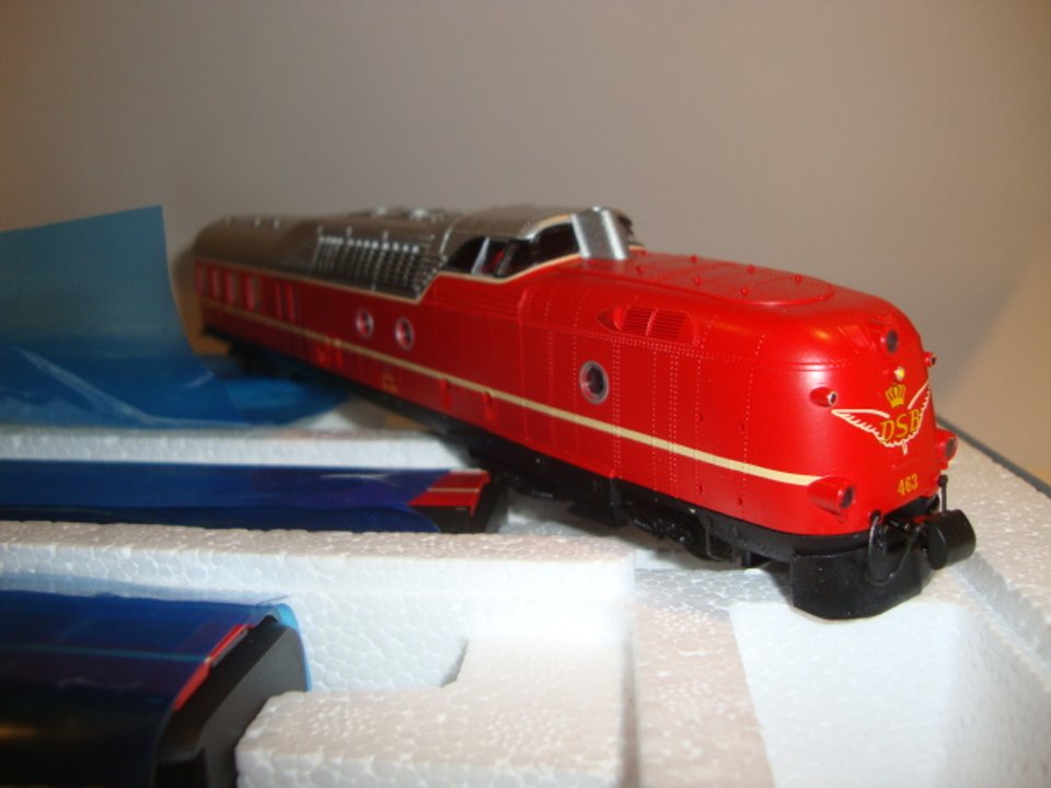 Roco DSB Lyntog litra MA i æske nr 63062 DC H0 - Modeltogshop.dk