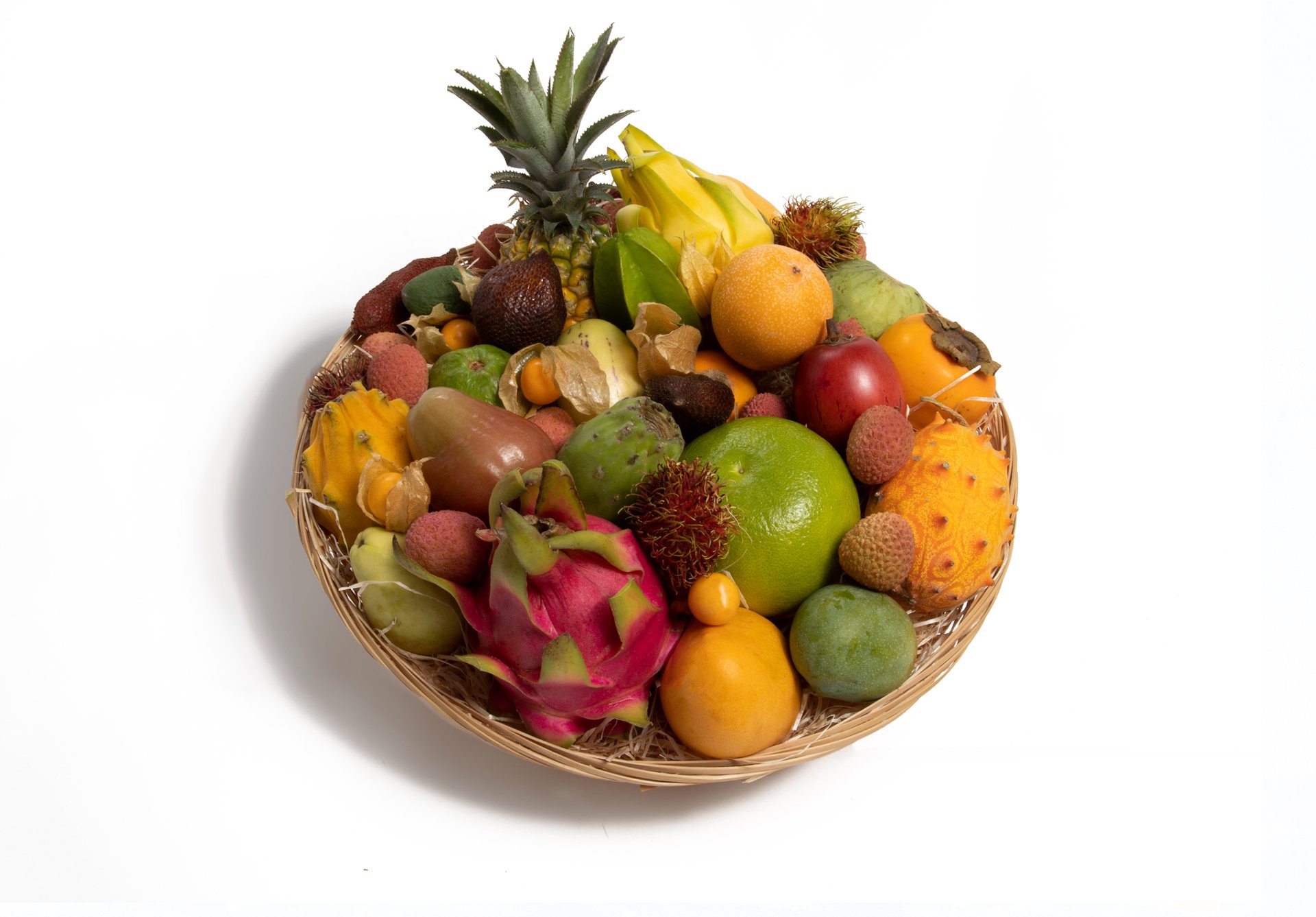 Exotic Fresh Fruit Gift Basket