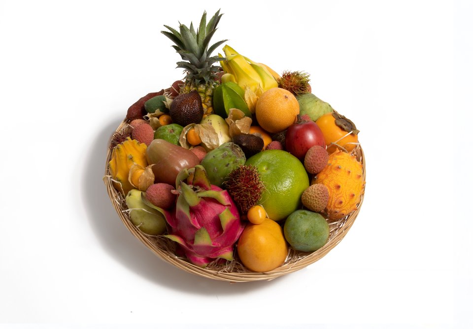 Exotic Fresh Fruit Gift Basket