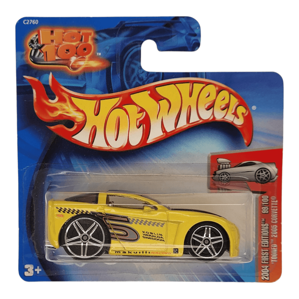 Hot Wheels 2005 Tooned Corvette First Editions 2004 Pickalane