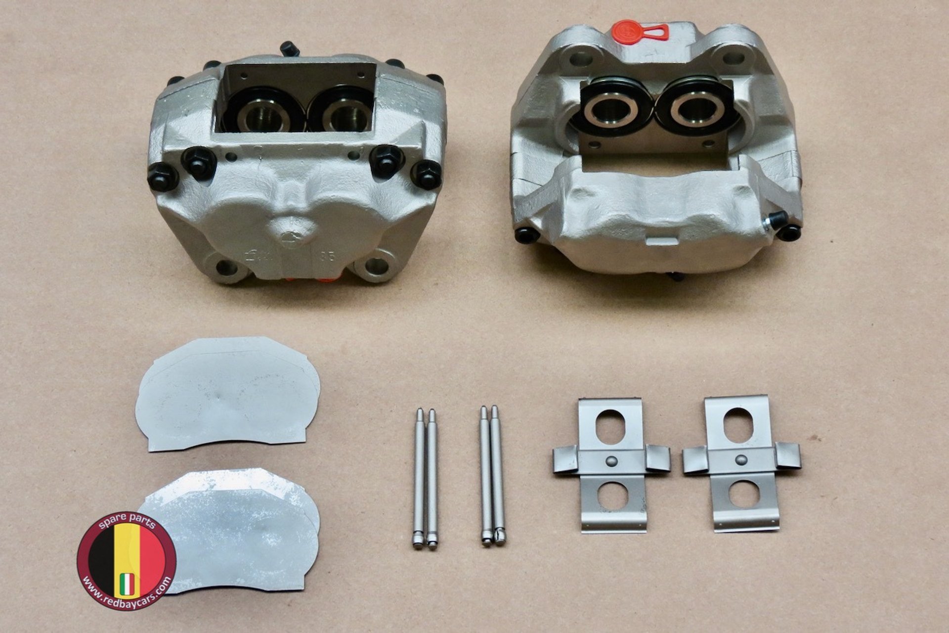 Brake Calipers Set ATE Front TR/288 Part nr 125763 and 125764 - Red Bay  Spare Parts For Your Ferrari