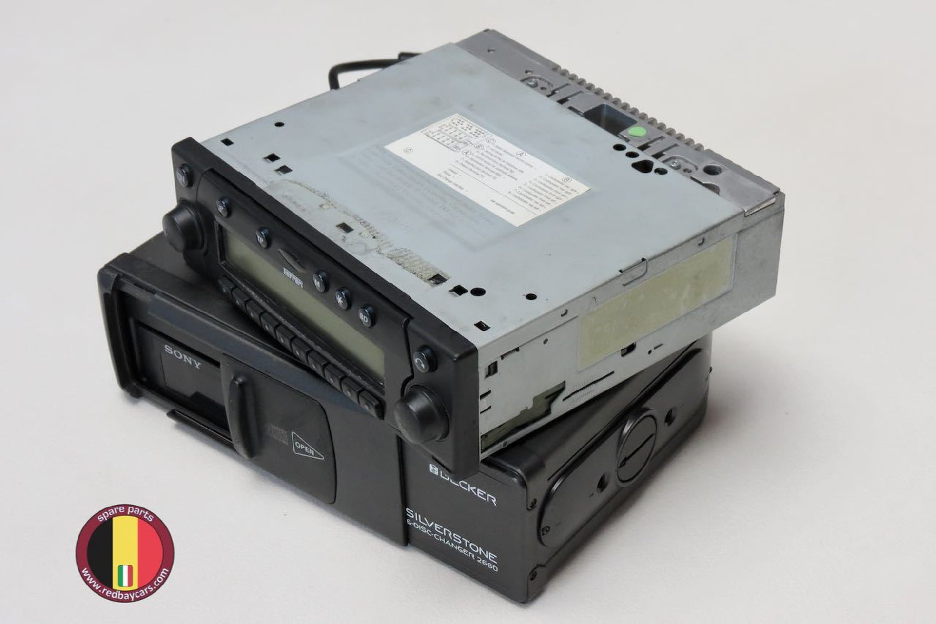 BECKER MEXICO Stereo Part nr 168855 for Ferrari - Red Bay