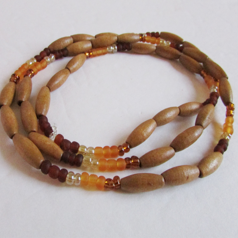 Wood waist beads deals