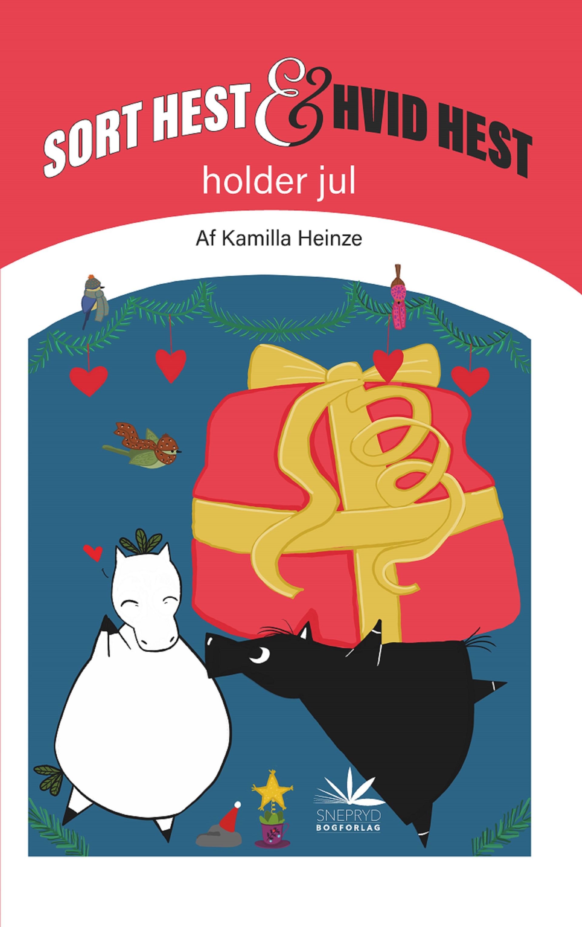 Sort Hest & Hvid Hest holder jul - Forlaget Snepryd