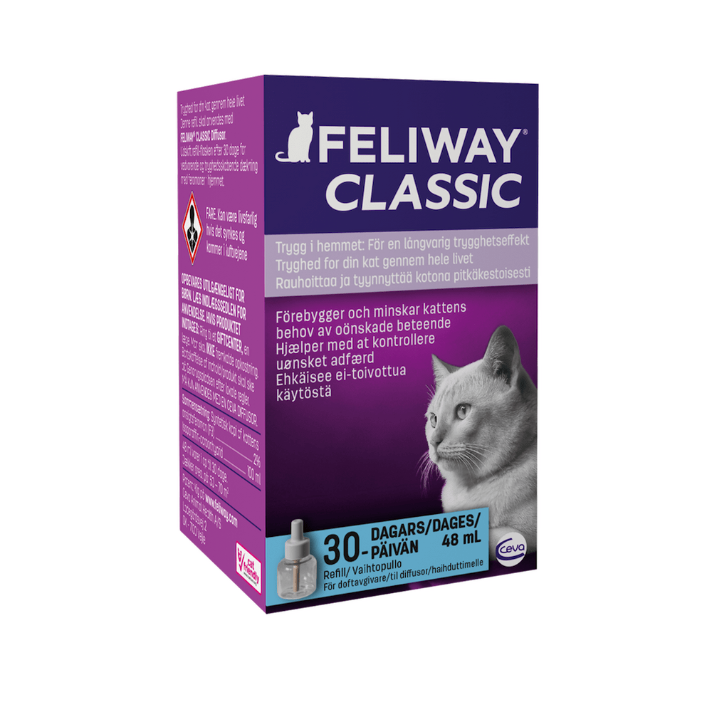 brug Auckland Apparatet Feliway Classic Refill 48ml - Stevns Kæledyr Aps