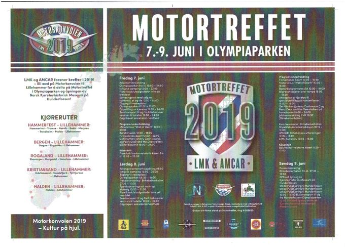 Info om Motorkonvoien. April 2019