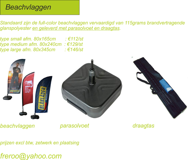beachvlaggen