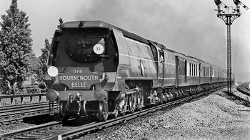 35011 near Byfleet in 1949 (c) A Cawston