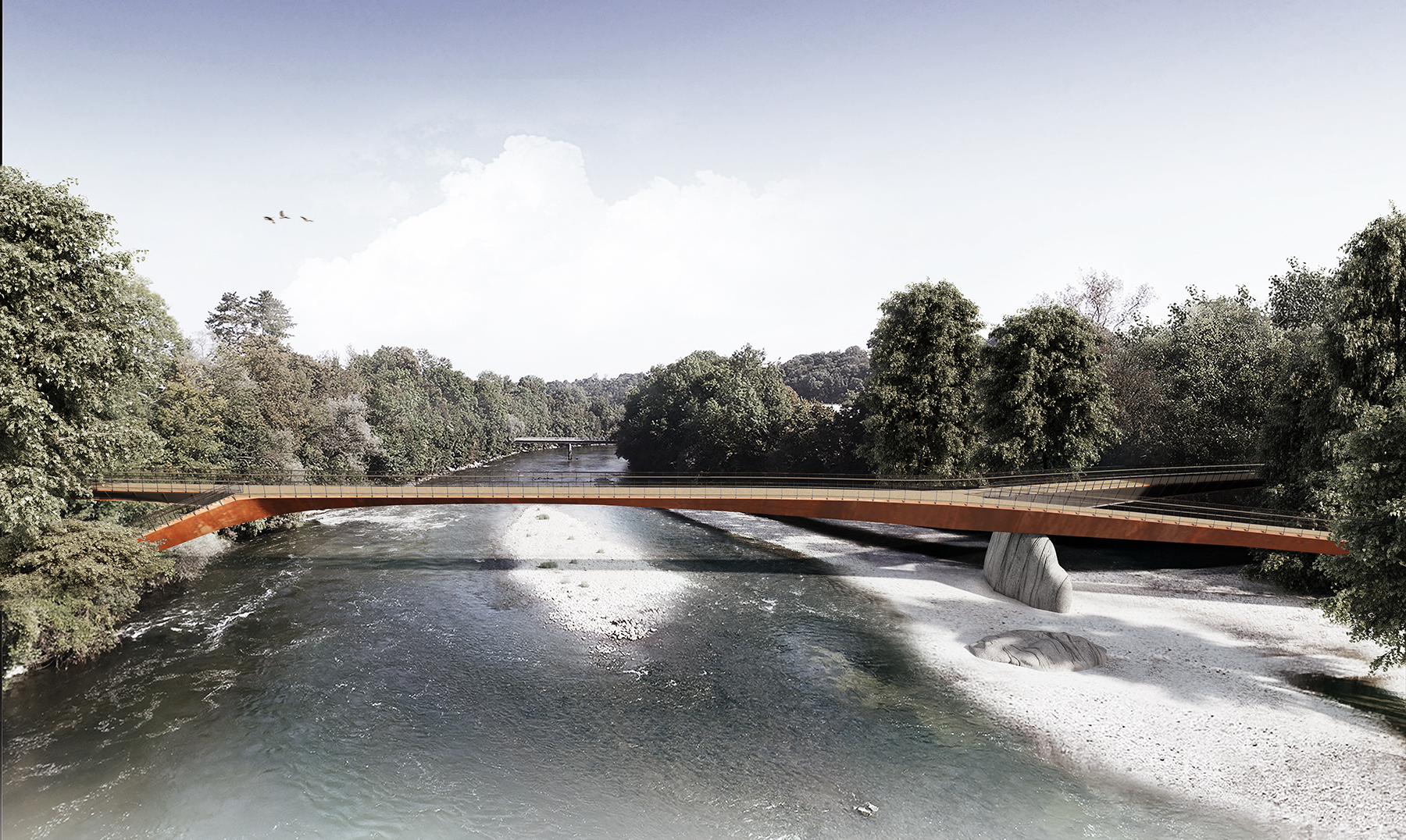 LECH_Pedestrian-bridge-south-overview