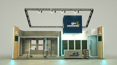 Glas van doren exhibition setting