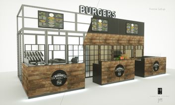 J&M catering Modulair setting