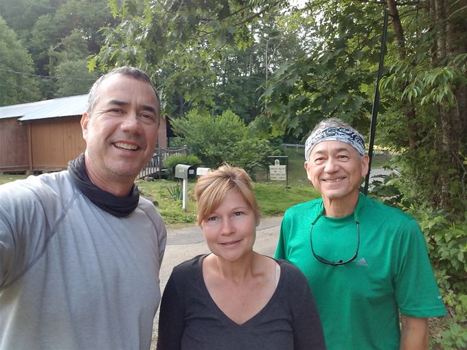 This is Diana who owns the Hemlok Hollow Hostel. She is planning on doing a thru hike next year!