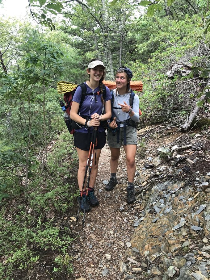 Thru hikers 