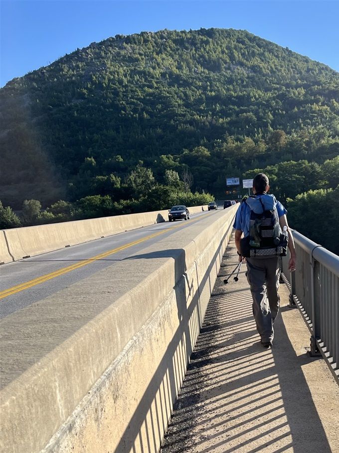 ....And MacGyver can't wait to summit that ridge in the foreground leaving Palmerton, PA!