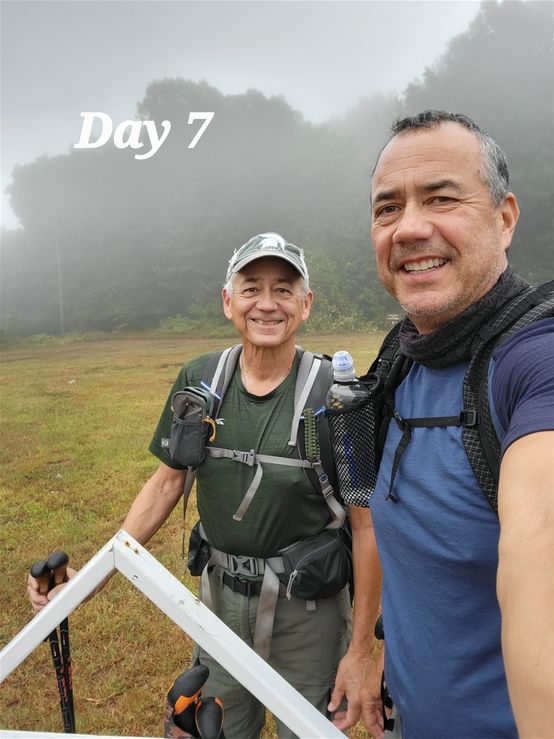 Not a lot of heavy climbs and decents but an all-day rainy day.