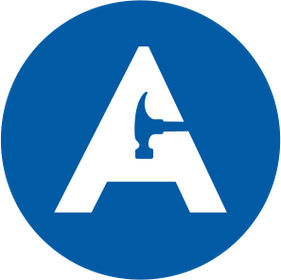 Byggmester Askeland Moqvist Logo Blå