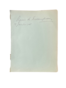 Signature of Albert de Bassompierre 