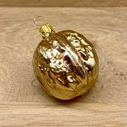 Baumnuss gold quadratisch
