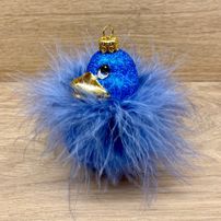 Ente blau quadratisch