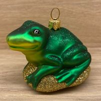Frosch auf Stein quadratisch