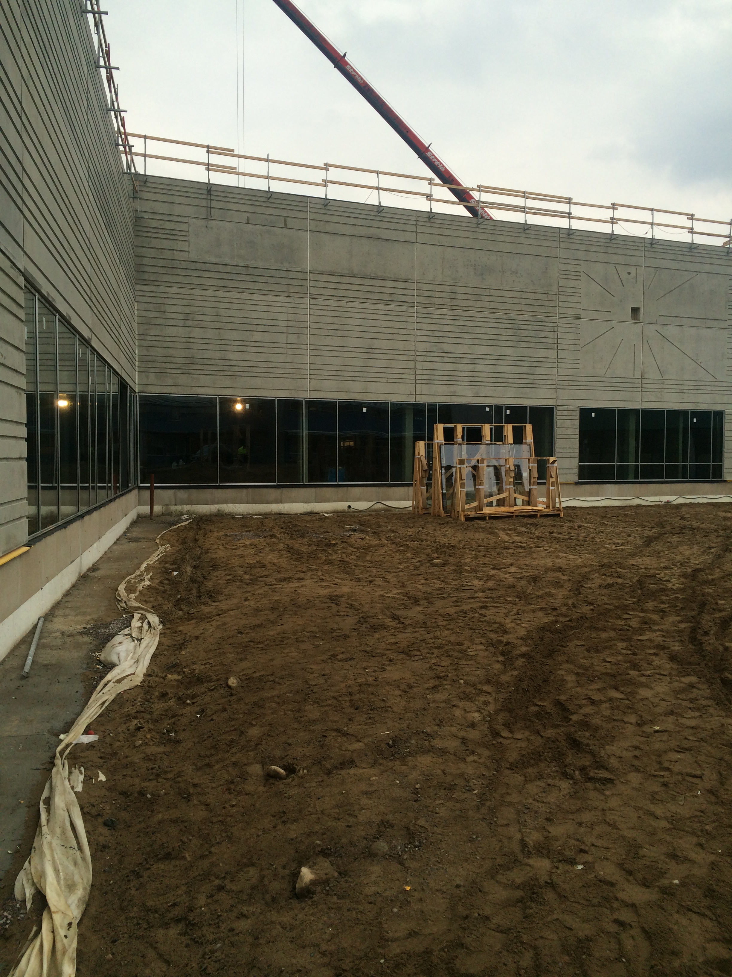 Montage av fasadglas