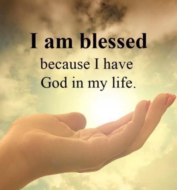 We Have God in our Lives at that time we accept Jesus as Saviour