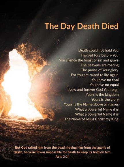 WHEN DEATH DIED - SATAN was Bruise yes conquered and DEFEATED