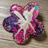 Fairy Inlay Flower Brooch