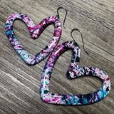 Heart Outline Statement Earrings