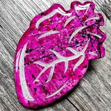 Anatomical Heart Brooch
