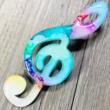Treble Clef Music Symbol Brooch