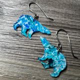Poalr Bear Earrings