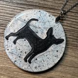 Chihuahua Dog Breed Inlay Pendant