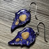 Ravens Inspired Bird Skull Earrings