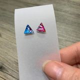 Triangle Post Earrings