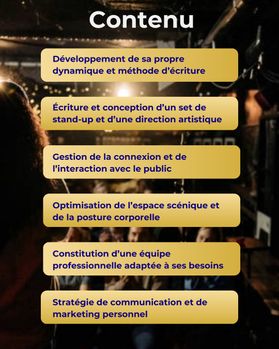 Stage AFDAS Contenu