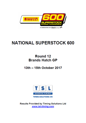 1st time at BSB finished 15th in race, scoring 1 point