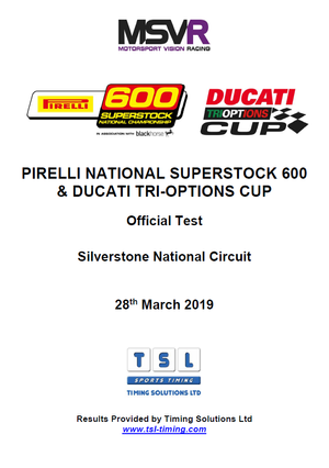 7th fastest overall across the sessions, happy with the progress from last year