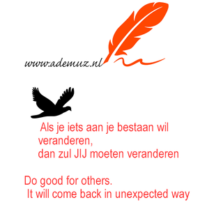 Als je aarzelt, groeit je angst. Als je waagt, groeit je moed!