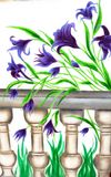 Pintura mural detall jardins