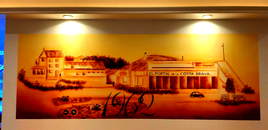 Pintura mural Bar Portal Vidreres