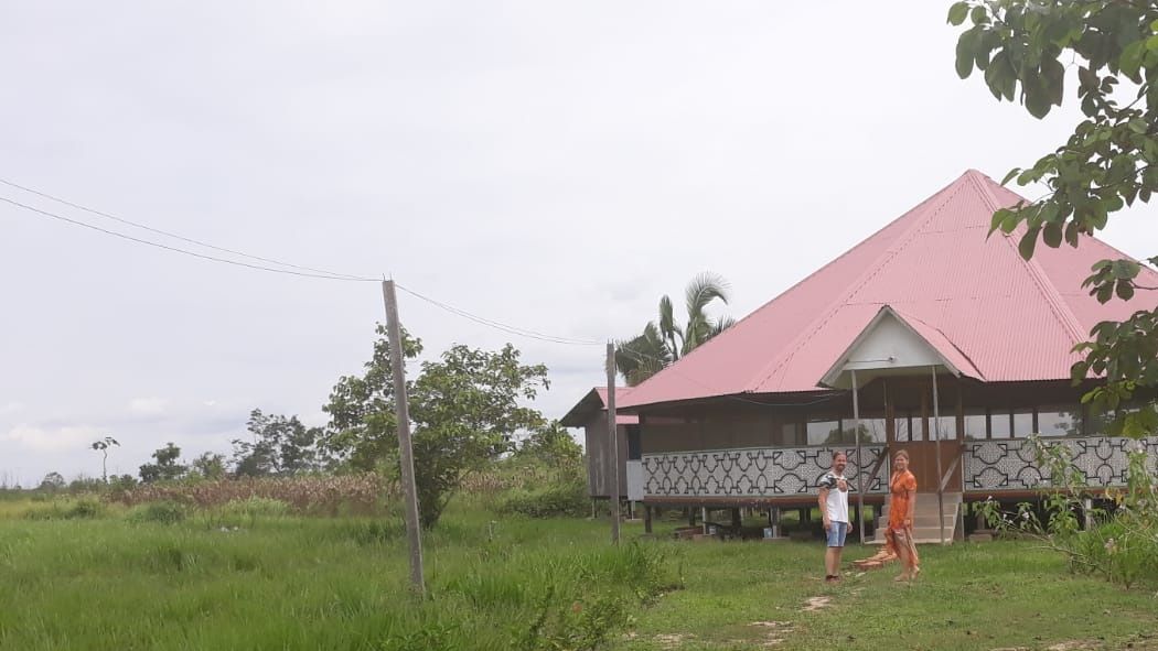 Centro de la Comunidad Shipibo San Francisco, Pucallapa Perú.