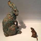Lyssnare & mus stengods SÅLD