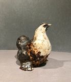 Höna stengods 18x15 cm