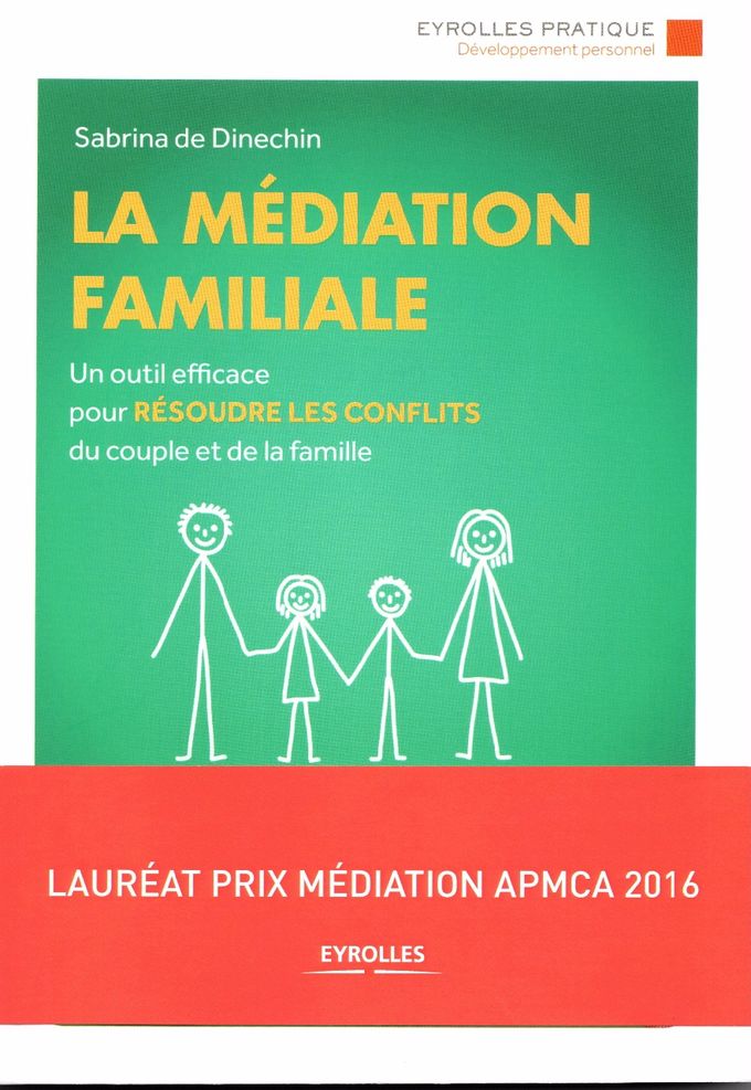 La médiation familiale un outil efficace pour résoudre les conflits du couple et de la famille, paru aux éditions Eyrolles a reçu le prix du livre en médiation APMCA 2016  
    http://www.mediatrice-familiale.fr/ 
