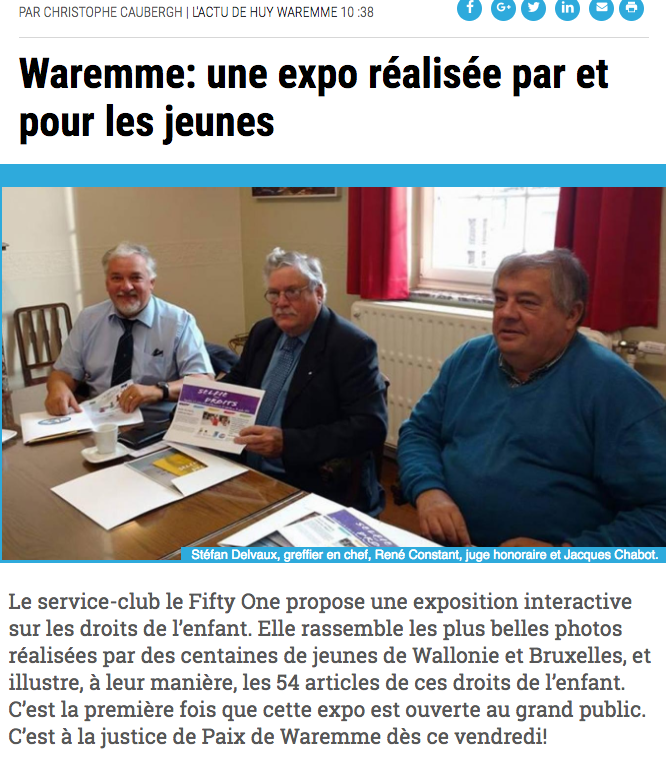 A partir du 22/09/2017 EXPO SELFIE, Vernissage à 19h00 suivi d'une conférence de Bernard DEVOS