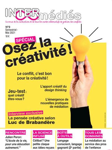 Ce que vous attendez toutes et tous :
le n° 9 de votre magazine INTER-Médiés.
Le dossier principal porte cette fois sur

LA CRÉATIVITÉ
Nous vous emmènerons sur le chemin de l’étonnement !

N.B. Si vous souhaitez recevoir votre numéro
dès la sortie au mois de mai,
abonnez-vous vite !

Nous vous souhaitons une bonne semaine -
restez en bonne santé !
OUI je souhaite m'abonner aux N° 9 et 10

Pour commander : https://lnkd.in/dx_3Z_f


